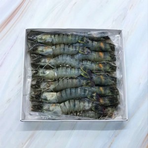 블랙 타이거 새우 1팩 17미 바다꼭대기, 1개, 500g(17미)