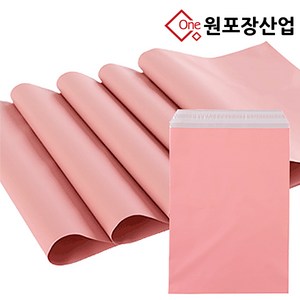 HDPE 의류 택배봉투 은은한 파스텔 인디핑크, 25x35+4, 100장