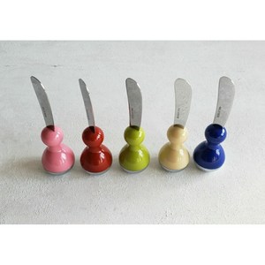 허니상점 덜튼 DULTON 컬러 버터 잼 디저트 나이프 귀여운 커트러리/5color, 아이보리, 1개