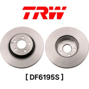 벤츠 C E 클래스 E300 E350 E400 [ W204 W212 ] TRW 브레이크 디스크 앞 DF6195S 1장, 1개