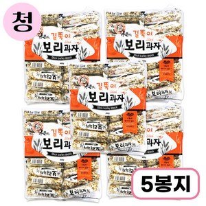 엉클팝 길쭉이 보리과자, 400g, 5개