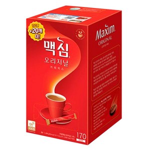 동서 맥심 오리지날 커피믹스 150+20T, 1개, 170개입, 11.8g