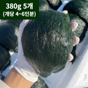 아빠매생이 장흥 내저 찰 햇매생이 생산자직배송 진공포장, 380g, 5개