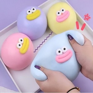 [4개세트]빌리네집 대왕 빵떡말랑이 동글 구름 왕 말랑이 스트레스볼, 대 size_4개세트