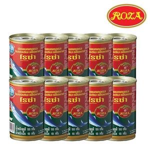 [태국] ROZA 토마토 소스 고등어 통조림 155g X10 / Tomato Sauce Mackerel 로자 로사 매크럴 할랄 HALAL, 10개