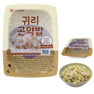 대신물산 귀리곤약밥 123kcal, 150g, 30개