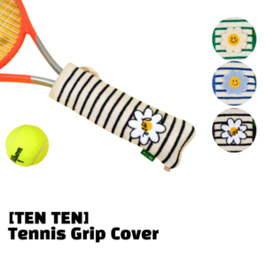 [텐텐] 테니 스 라켓 그립 커버 - 데이지 스트라이프, 블루 스프라이프