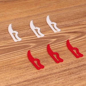 랩칼 DW 화이트 5000개 일회용 실링칼 실링커터, 5개, 1000개입