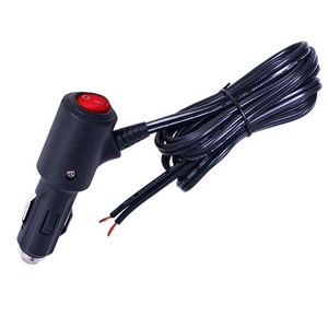 지제이 시거잭전원 15A 1m/2m/3m 16AWG 시거 스위치 소켓 12V 24V, (15A)1m, 1개