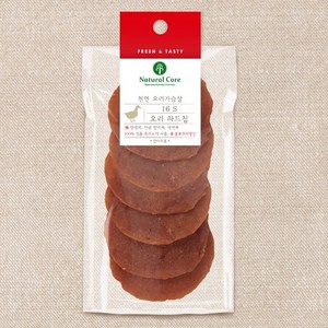 네츄럴코어YT 천연 강아지 맛있는 간식, 16S-오리하드칩, 40g, 1개