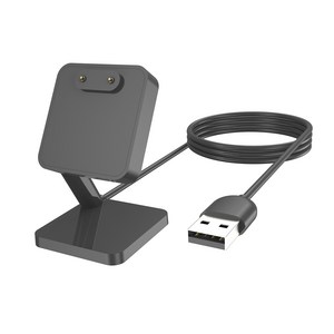 엔터콘 갤럭시핏3 USB 충전 거치대 케이블 충전선 충전독 1m 호환, USB A 타입 1m, 블랙