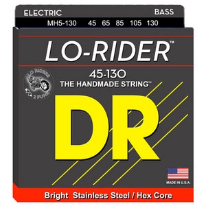 DR 로라이더 Lo Ride Stainless 5현 베이스줄 MH45-130 (045-130), 1개