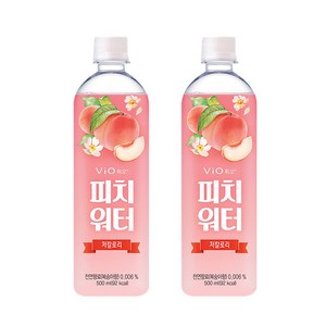 코카콜라음료 휘오 피치워터 500ml PET 24, 24개