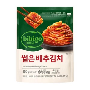 비비고 썰은 배추김치, 100g, 20개