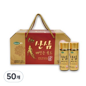 한미헬스 산삼배양근 골드 건강음료, 100ml, 50개