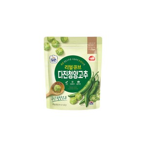해표 리얼큐브 다진청양고추, 4개, 23g