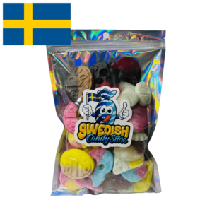 Swedish Candy 스웨덴 캔디 Bubs 버브스 믹스 450g, 1세트