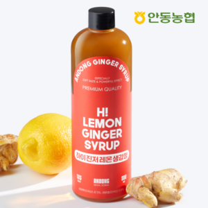 [안동농협] 하이진저 레몬생강청 500ml, 1개, 500mg, 1개입