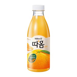 빙그레 따옴 주스 오렌지 730ml, 6개