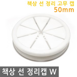 JS커머스 책상 선 정리 고무 캡 50mm W 전선 커버 마개 뚜껑, FN161.선택 - 선 정리 고무캡 50mm W