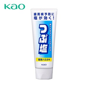 Kao Salt Toothpaste 일본 카오 쯔부시오 솔트 소금 불소 치약 180g 4팩, 4개