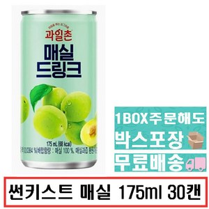 해태음료 썬키스트 매실 175ml, 30개