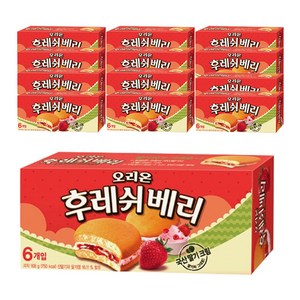 오리온 후레쉬베리 딸기 168g 1BOX, 12개