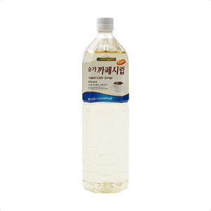 [대상] 슈가카페시럽 1.5 L화이트시럽, 6개, 1.5L