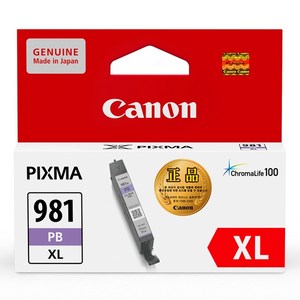 [Canon] 정품잉크 CLI-981PB XL 포토블루 (TS8190/대용량), 1개