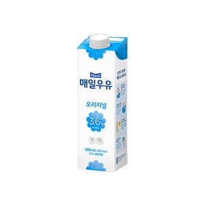 매일우유 오리지널, 900ml, 12개
