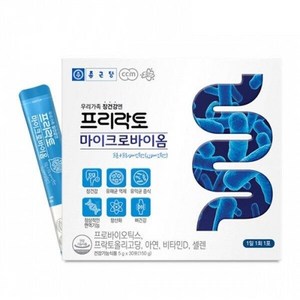 종근당 프리락토 마이크로바이옴 유산균 30p, 150g, 1개