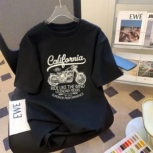 CHARMICALL 남여공용 티셔츠 반팔 빅사이즈 여름 반팔티