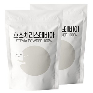 해나식품 효소처리 스테비아 가루 분말, 100g, 2개