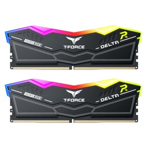 TeamGoup T-Foce DDR5-5600 CL36 DELTA RGB 블랙 패키지 (64GB(32Gx2))