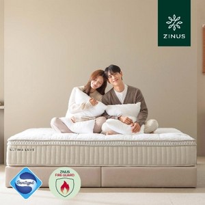 지누스 그린티 플러스 하이브리드 스프링 매트리스, 혼합색상, 25cm