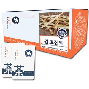 중저온추출 16시간 우즈베키스탄 감초 즙 진액, 100ml, 30개