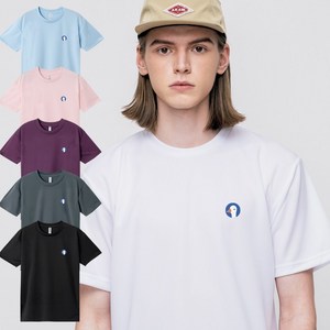 깔끔한 포인트가 있는 무지티 기능성 반팔티 S M L XL 2XL 3XL 4XL