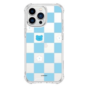 스윗베어 패턴 아이폰13 젤하드 휴대폰 케이스