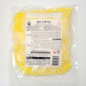 [풍림푸드] 얇은고명지단 700g (냉동) 달걀 지단채, 1개