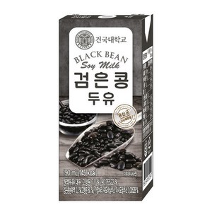 건국 검은콩 두유, 190ml, 72개