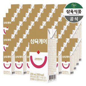 삼육케어 균형영양식, 200ml, 72개