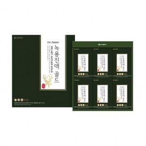 LG 리튠 선물세트 녹용 진액골드 50ml 24포, 1개