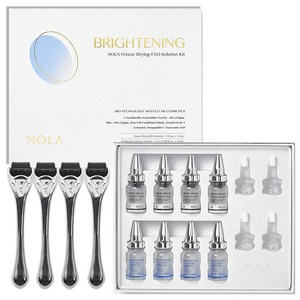 노라 MTS 앰플 엑소 솔루션 키트 1SET [미백1세트+롤러4개] 동결건조 mts홈케어, 5ml, 1개