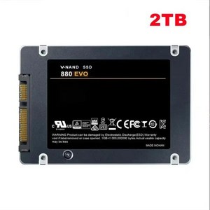 레노버 SSD 880 EVO 내장 솔리드 스테이트 드라이브 하드 디스크 노트북 컴퓨터 PC PS4 PS5 용 SATA 3.0 ML, 없음, 3) 2TB