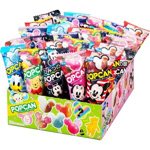 일본 에자키 글리코 팝캔 디즈니 막대사탕 30개입, 1세트