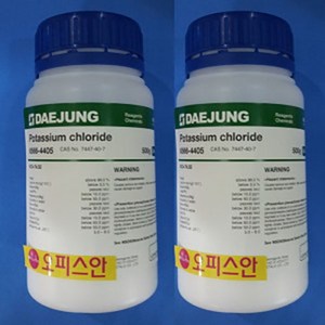 염화칼륨 (EP) 500G (kor) Potassium chloride 99%, DAE-EP(99%), 1통, 500ml