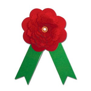 펠트 카네이션 코사지_빨강, 단품, 단품