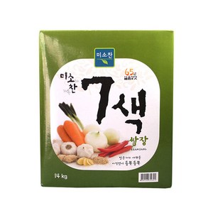 (무)(면세)(면세)7색쌈장(미소찬 14kg)X1개, 1개, 14kg