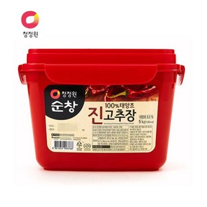 청정원 순창 진 고추장 5kg/100% 태양초, 1개, 5kg