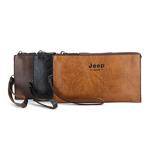 남자 가죽 클러치백 3pcs 세트 남성 파우치 일수 핸드폰 휴대용 가방